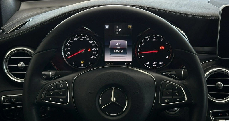 Mercedes-Benz GLC cena 159900 przebieg: 155464, rok produkcji 2017 z Tarczyn małe 781